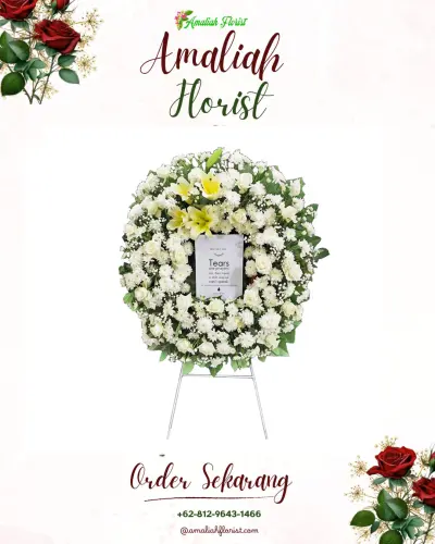Krans Bunga Duka Cita di Mundakjaya