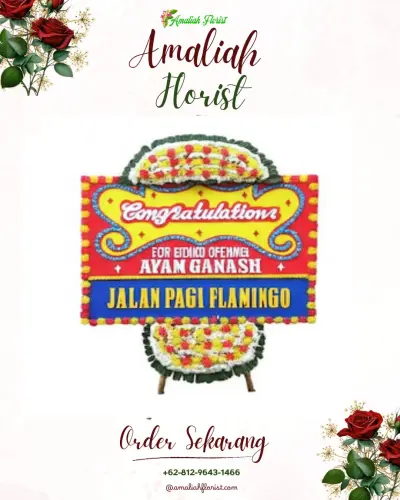 Bunga Papan Congratulation di Mundakjaya